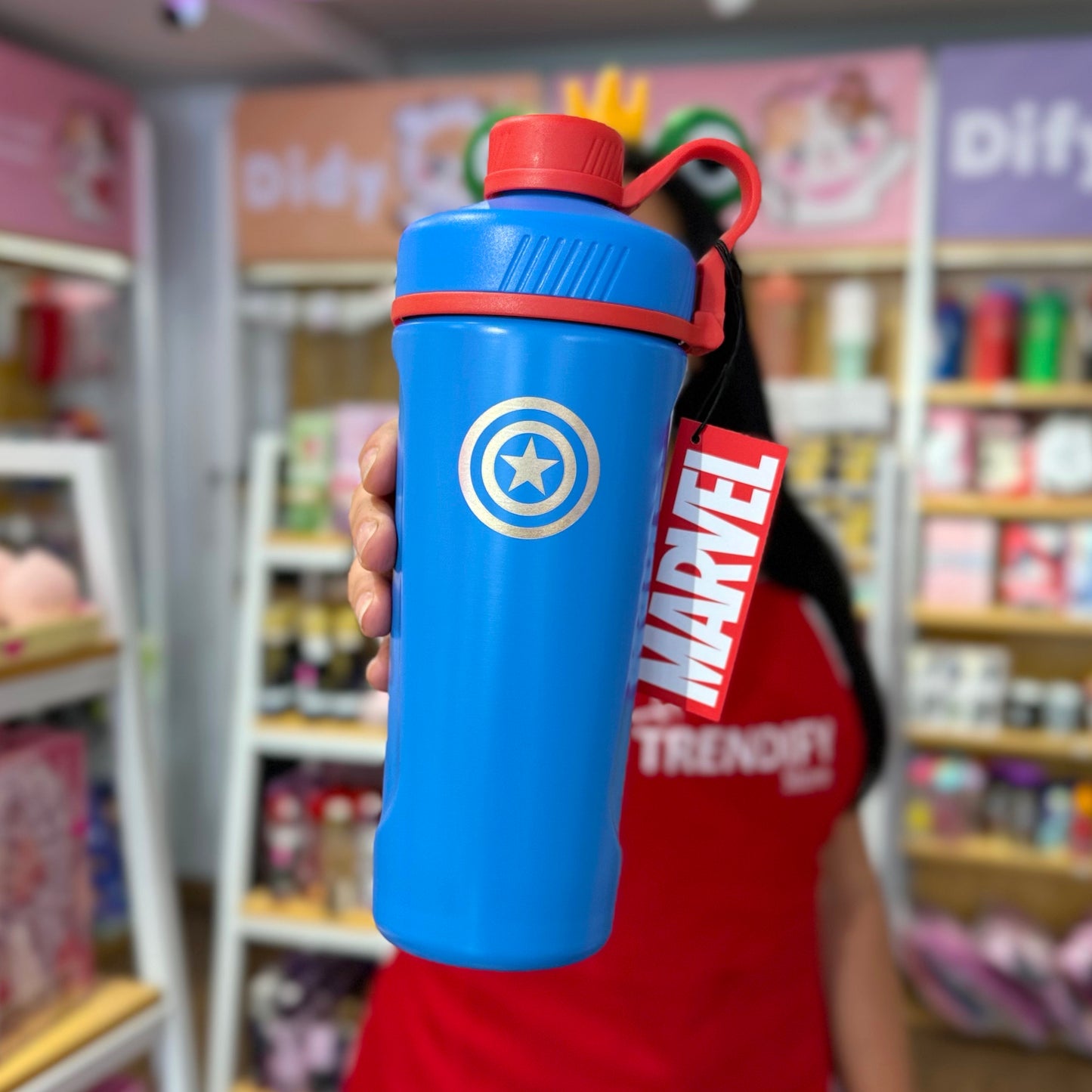Botella Shaker Capitán América